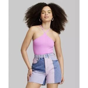 Wild Fable Seamless Bodysuit Purple Women's XS